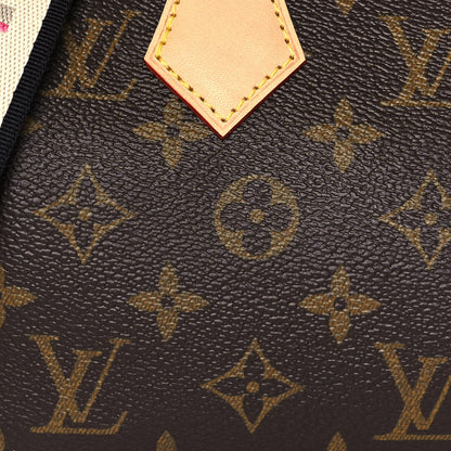 Louis Vuitton Monogram Speedy Bandouliere 20 Black 7 of 12