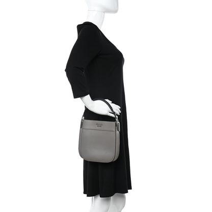 Prada City Calfskin Small Margit Bag Argilla Black 2 of 11
