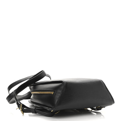 Louis Vuitton Epi Mabillon Backpack Black 4 of 14