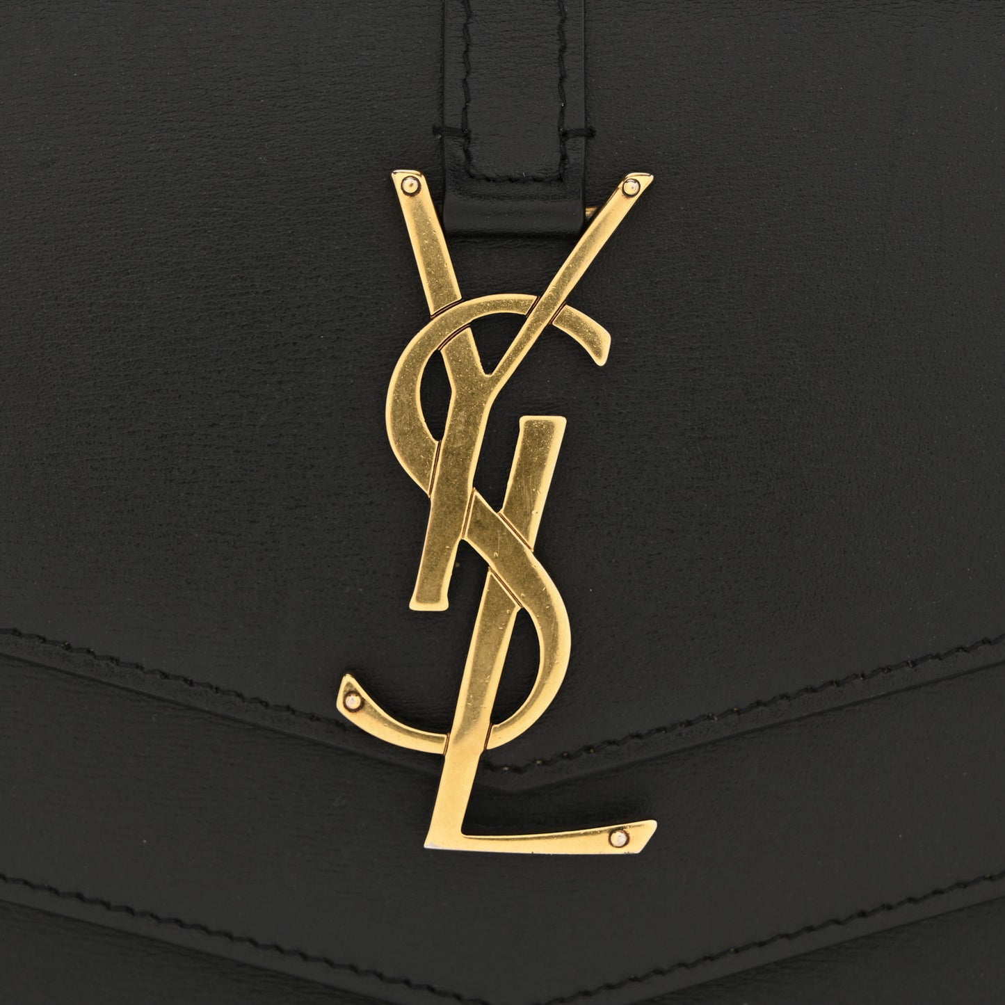 Smooth Calfskin Monogram Sulpice Chain Wallet Black