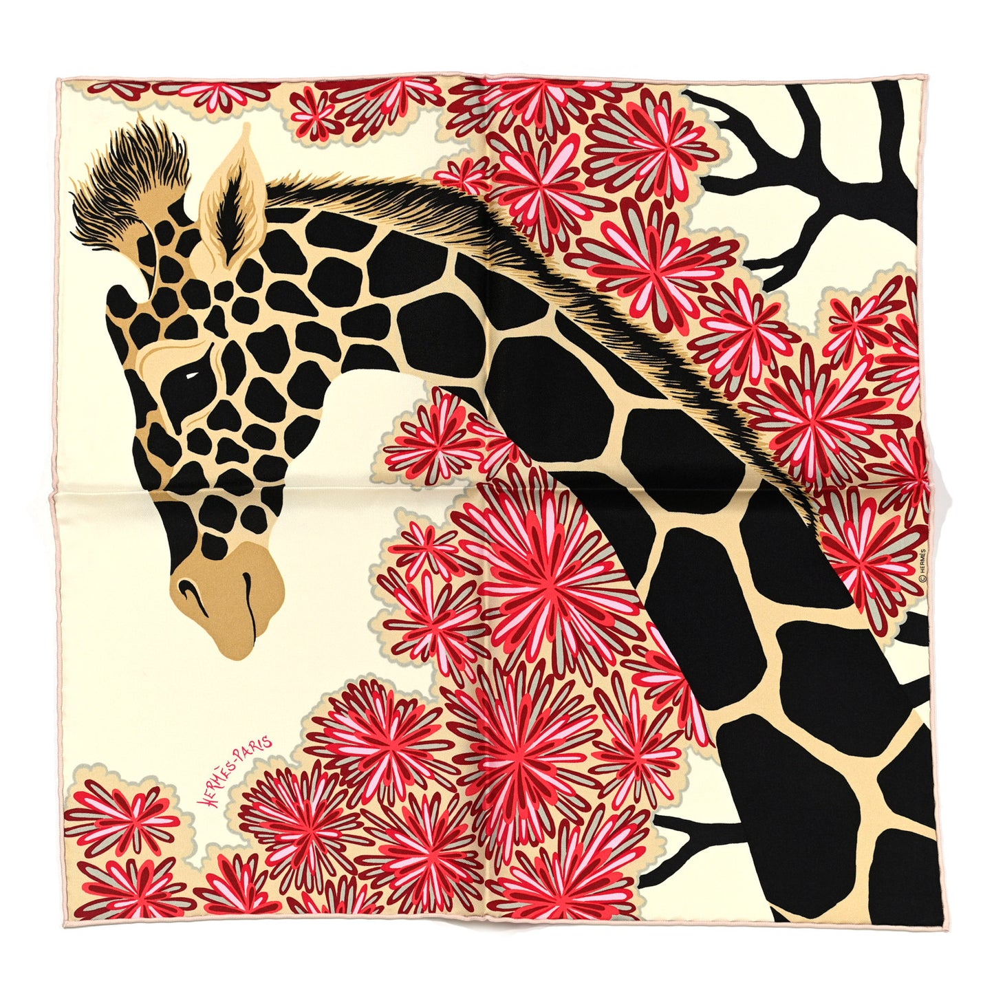 Silk The Three Graces Zoom Scarf 45 Creme Black Bleu Rogue