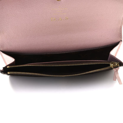 Louis Vuitton Monogram Emilie Wallet Rose Ballerine 6 of 8