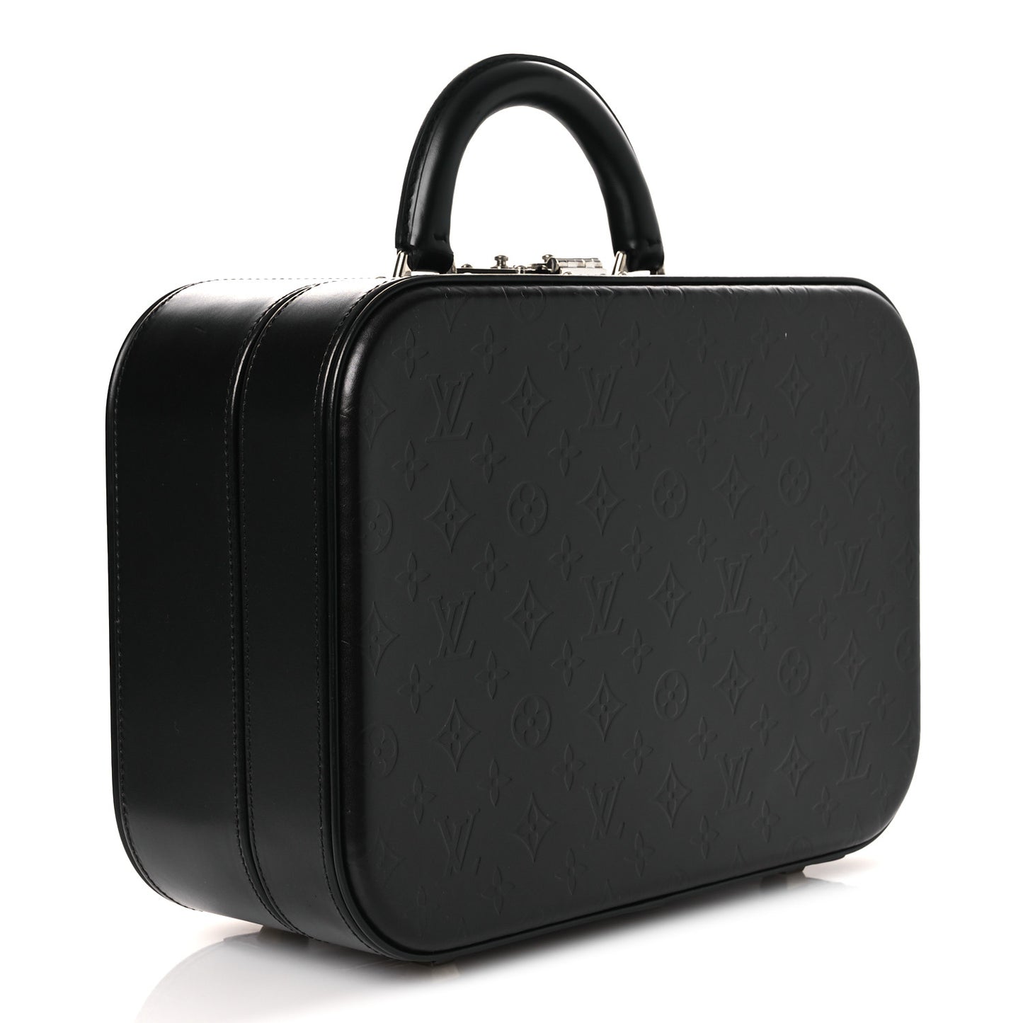 Monogram Glace Valisette MM Black