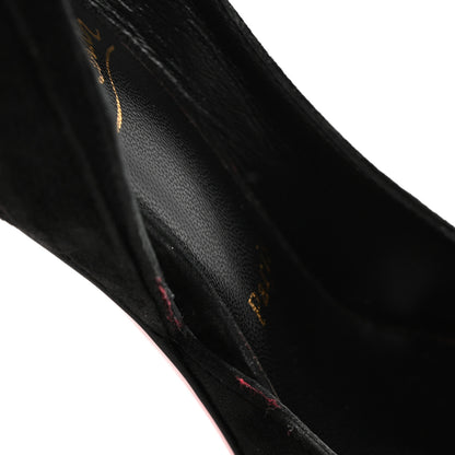 Christian Louboutin Suede Rabakate 100 Pumps 36 Black 12 of 12