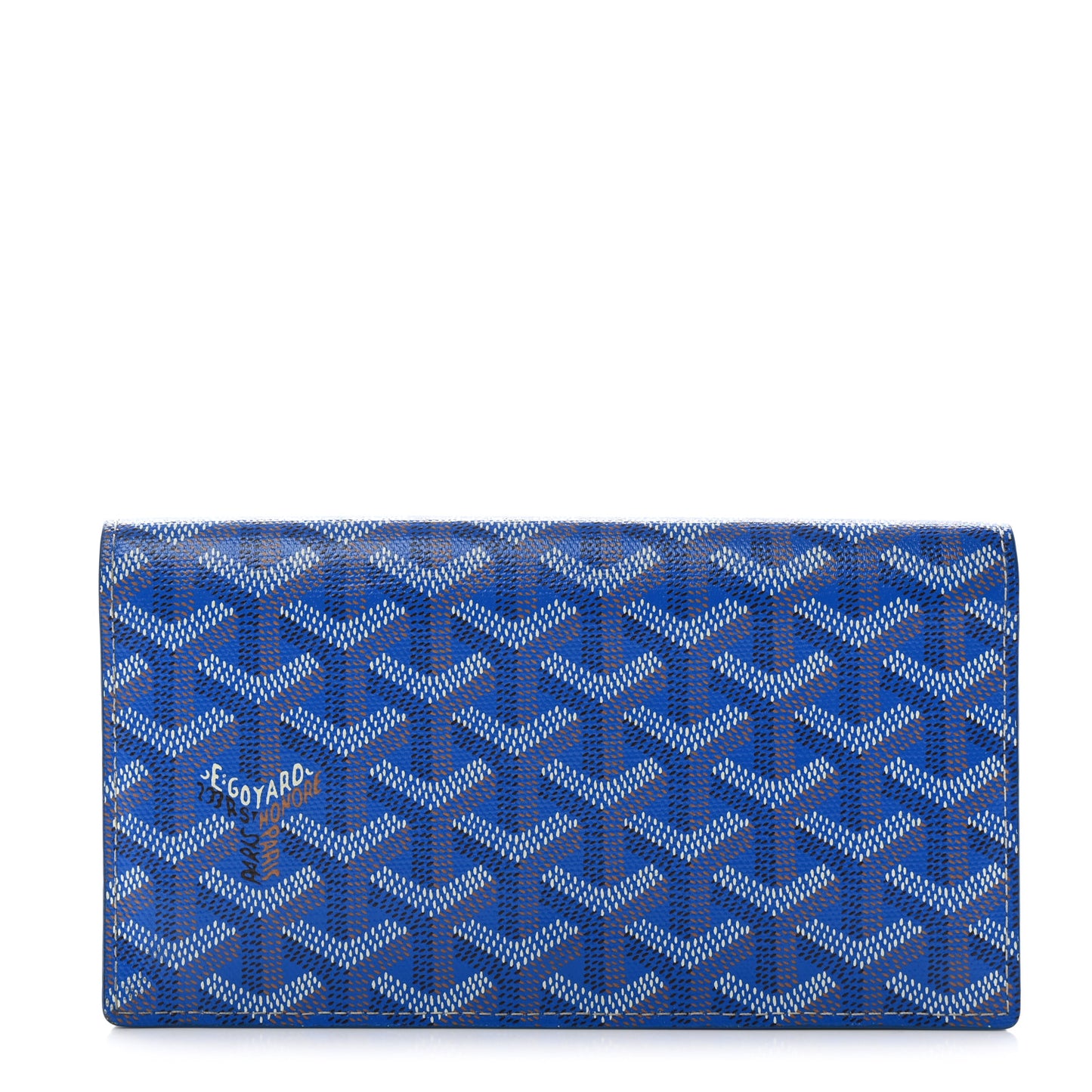 Goyardine Richelieu Wallet Sky Blue