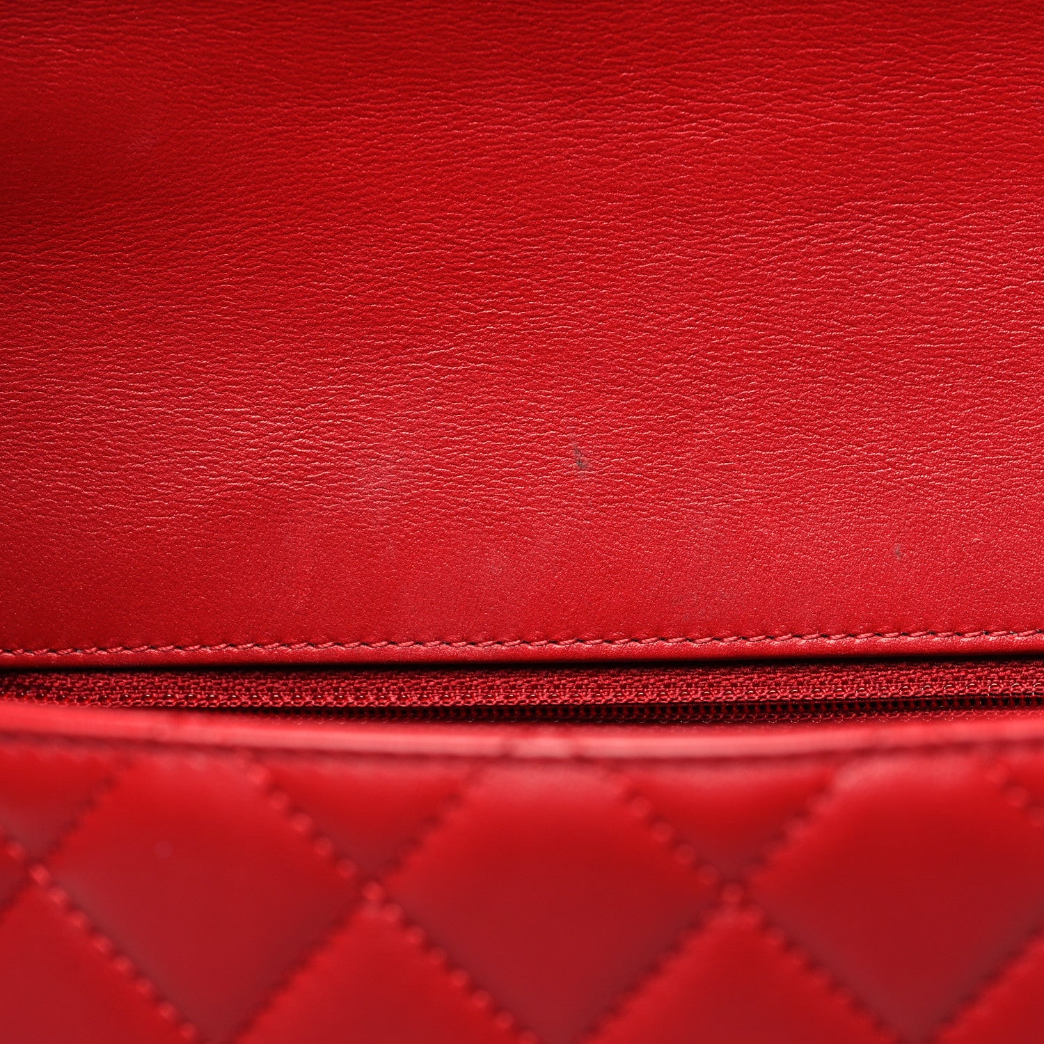 Chanel Calfskin Quilted Medium CC Filigree Flap Red 11 of 11