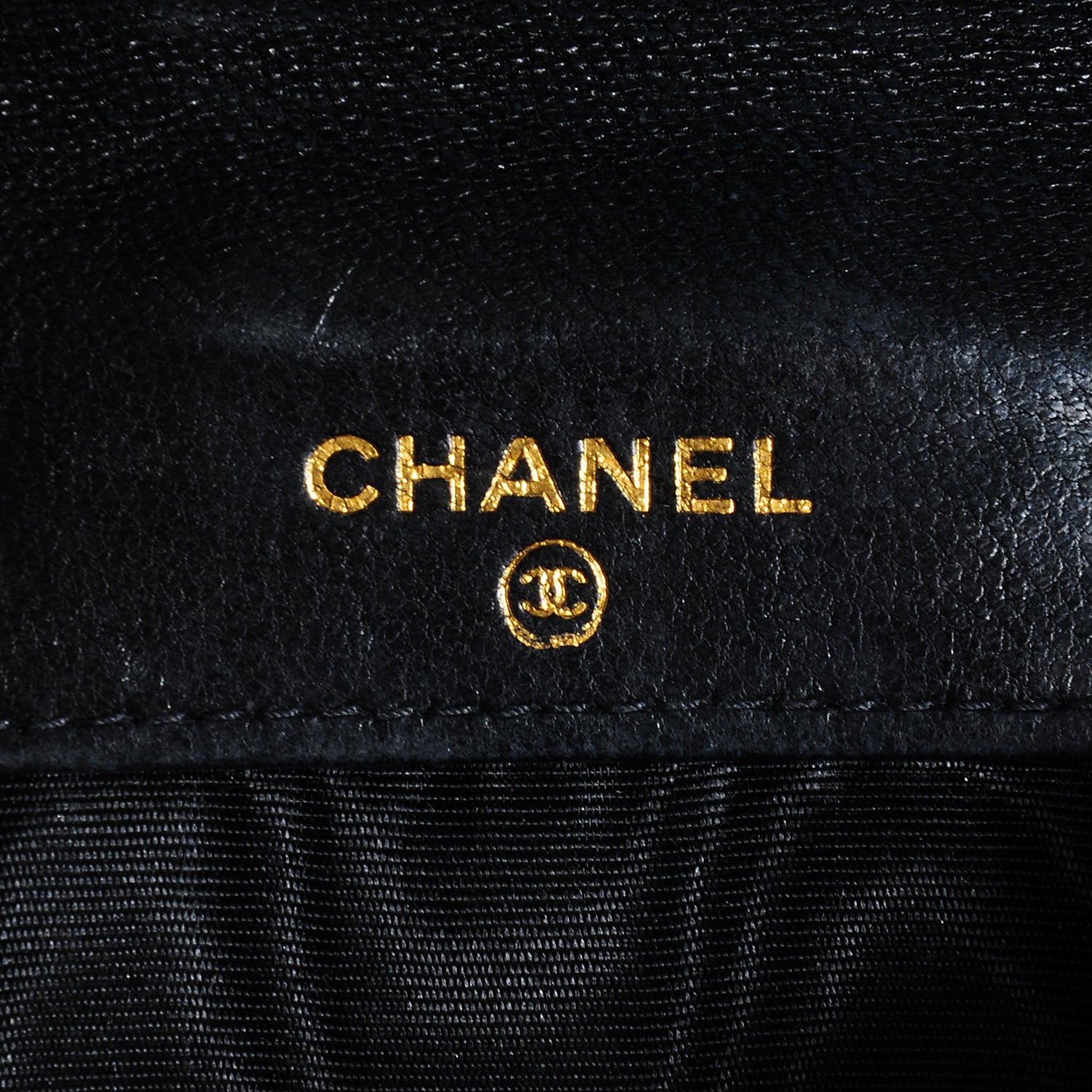 Chanel Caviar Compact CC Wallet Black 6 of 9