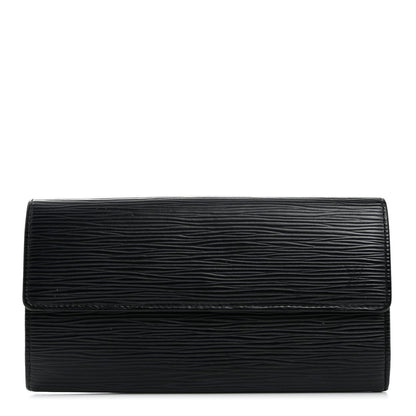 Louis Vuitton Epi Sarah Wallet Black 1 of 8