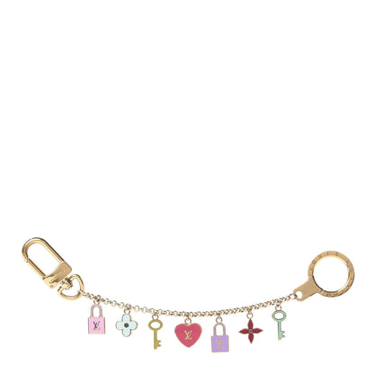 Louis Vuitton Enamel Pretty Charms Key Chain Holder Bag Charm 1 of 2