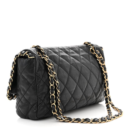 Chanel Calfskin Quilted Medium Chain Me Flap Black 3 of 13