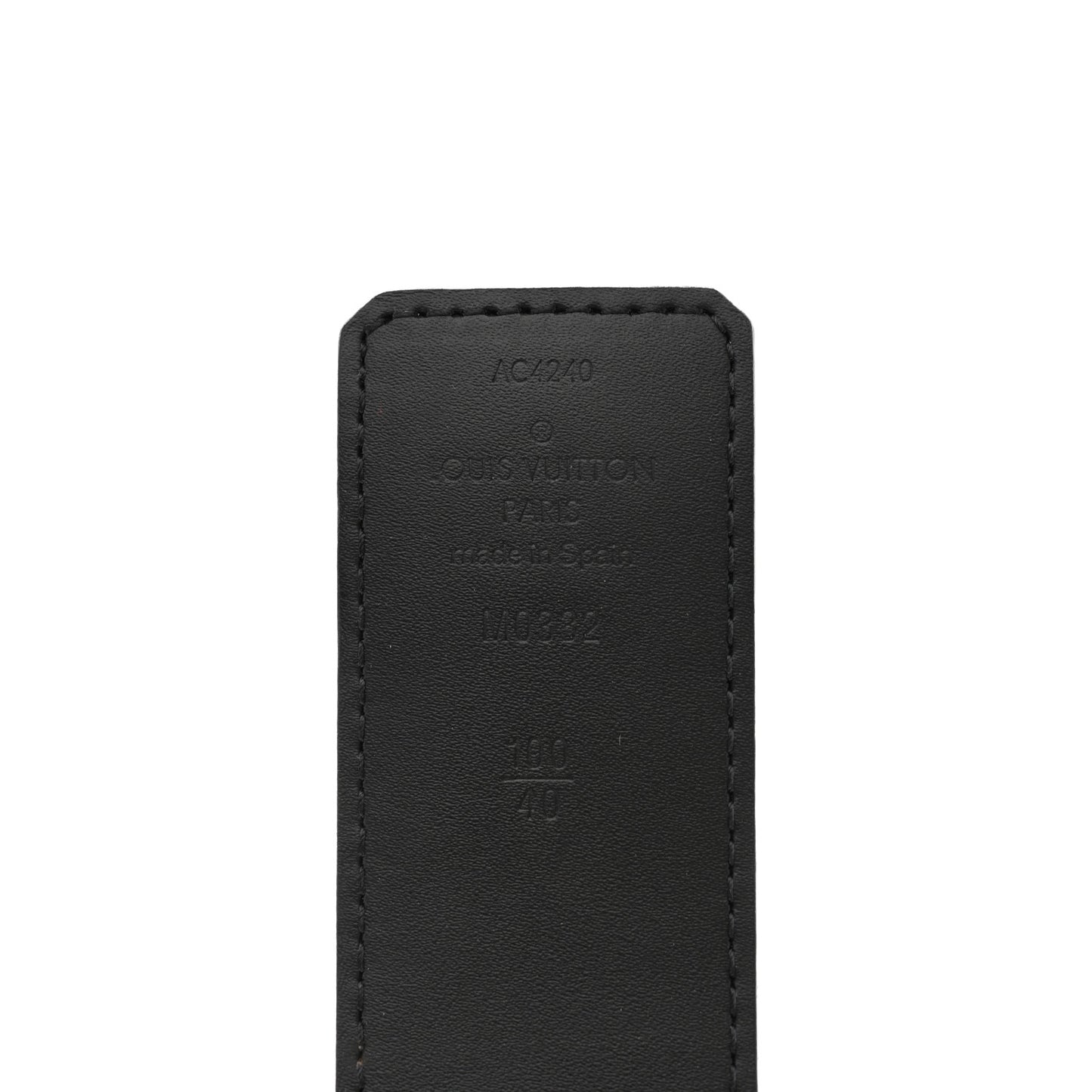 Calfskin Monogram 40mm Spray LV Reversible Belt 100 40