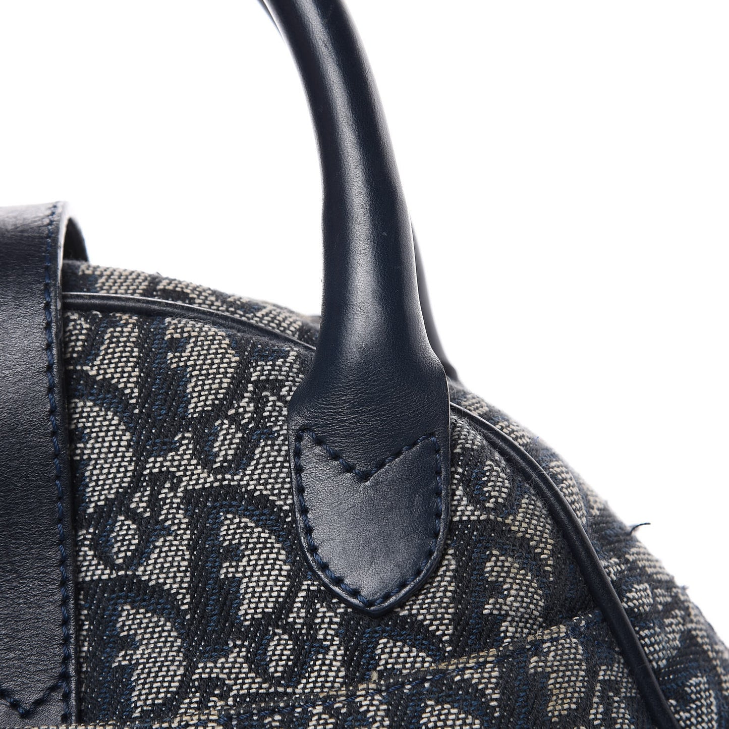 Monogram Mini Saddle Bowler Navy