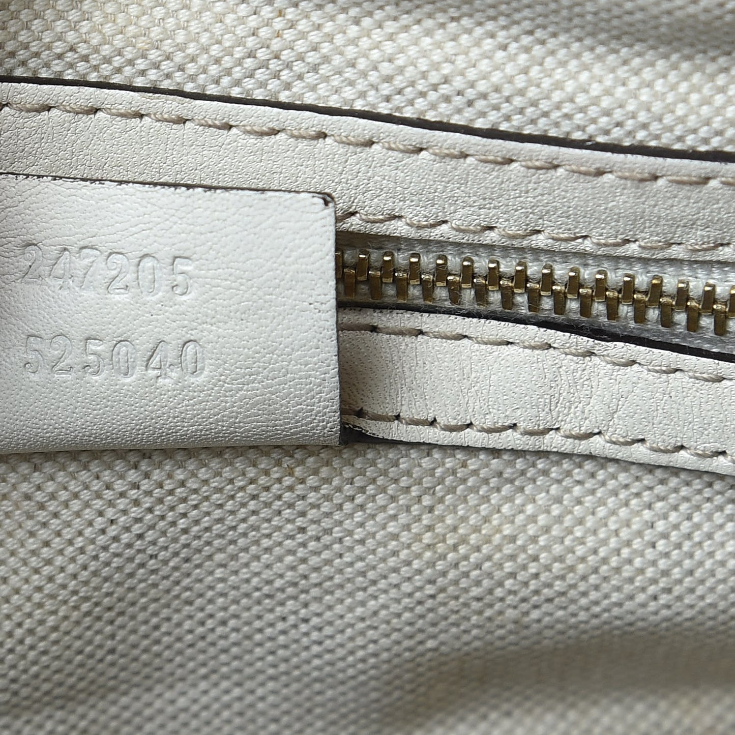 Calfskin Vintage Web Medium Boston White