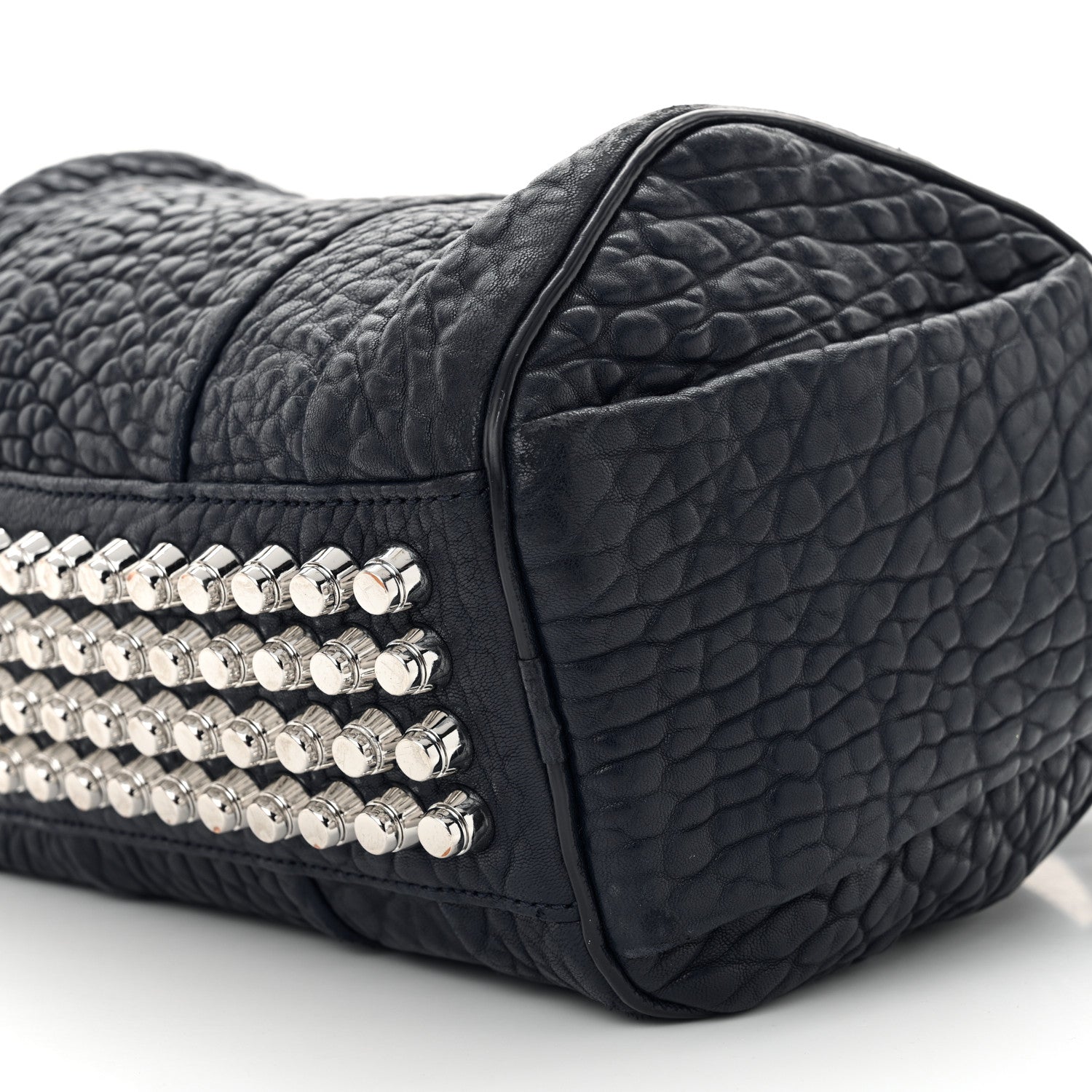 Alexander Wang Pebbled Lambskin Rockie Neptune Rhodium Hardware 9 of 13