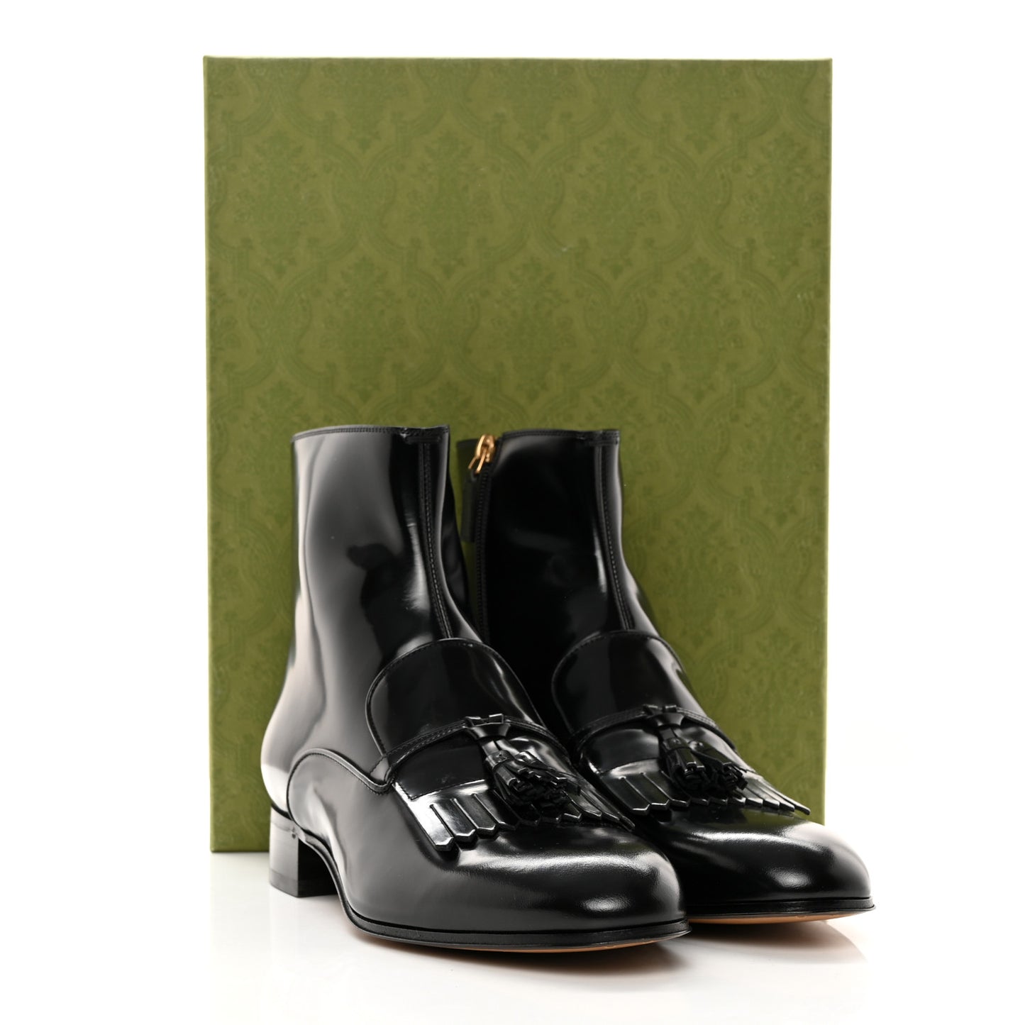 Cordovan Lux Mens Granada Kid Boots 9 Black