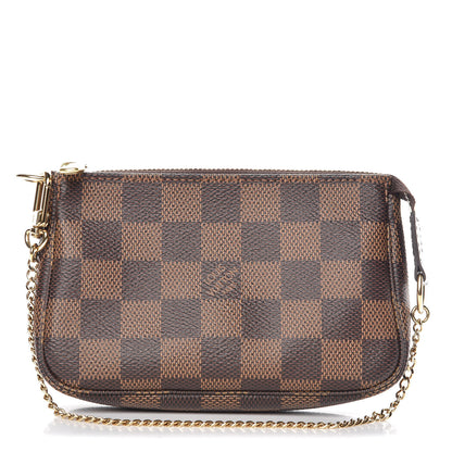 Louis Vuitton Damier Ebene Mini Pochette Accessories 1 of 8