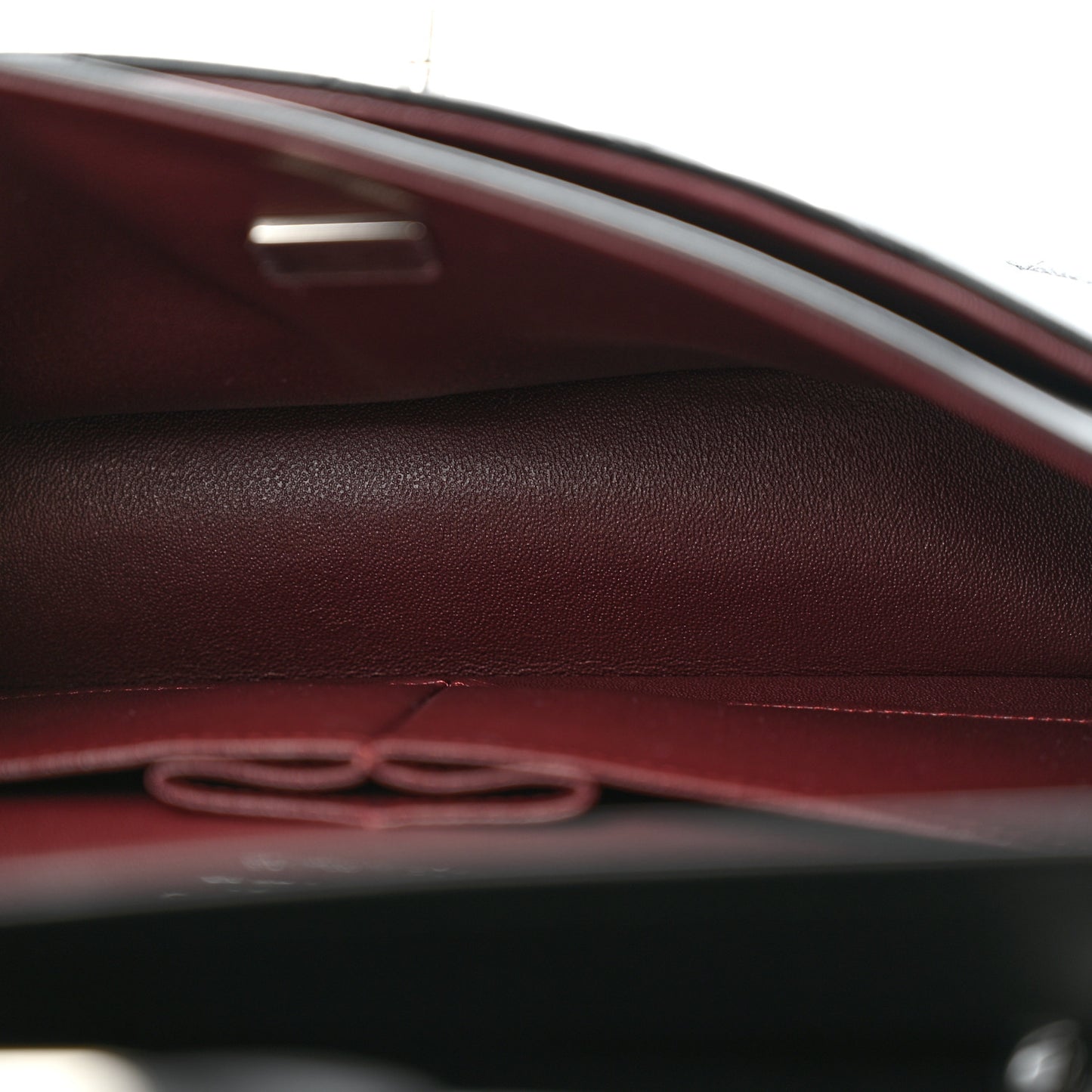 Lambskin Quilted Small Double Flap Black