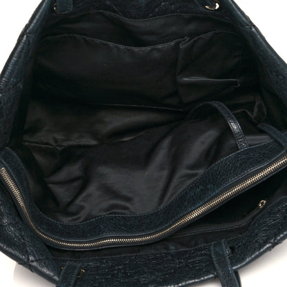 Chanel Glazed Calfskin Large On The Road Tote Black 4 of 8
