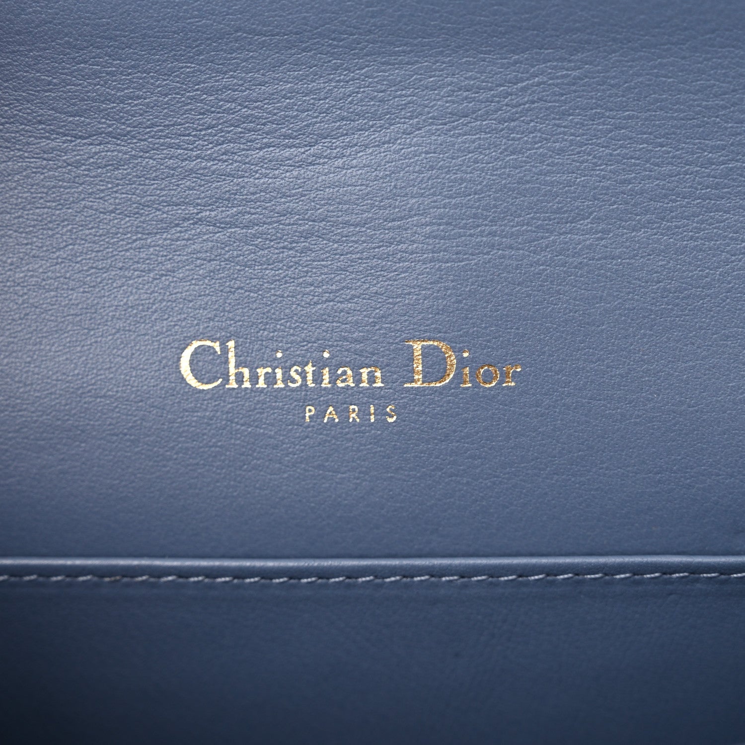 Christian Dior Patent Cannage Lady Dior Convertible Clutch Cloud Blue 7 of 12