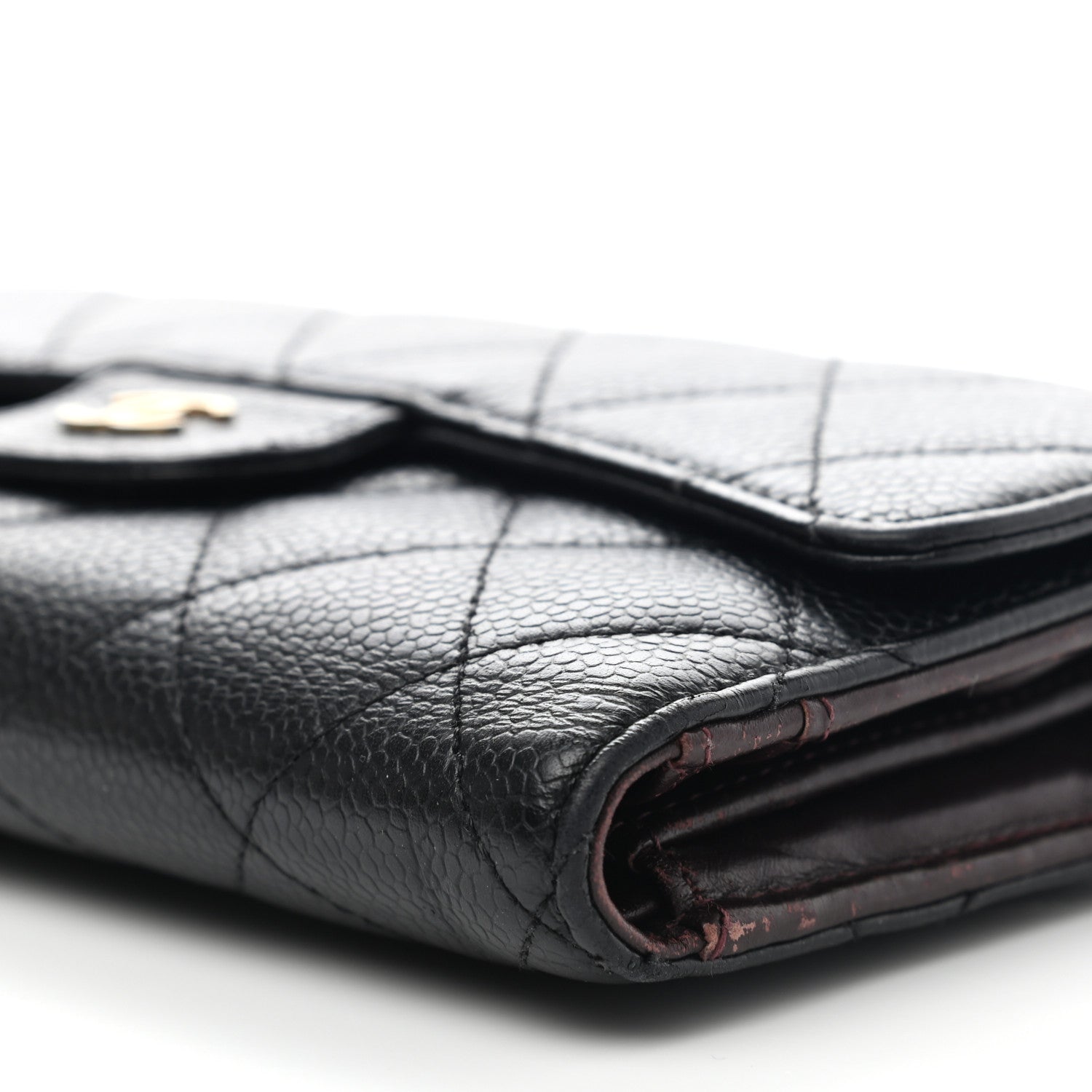 Chanel Caviar Quilted Large Flap Wallet Black 9 of 15