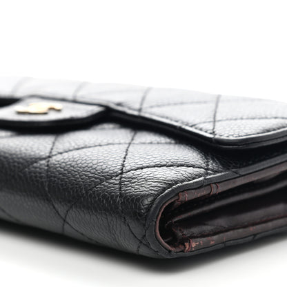 Chanel Caviar Quilted Large Flap Wallet Black 9 of 15