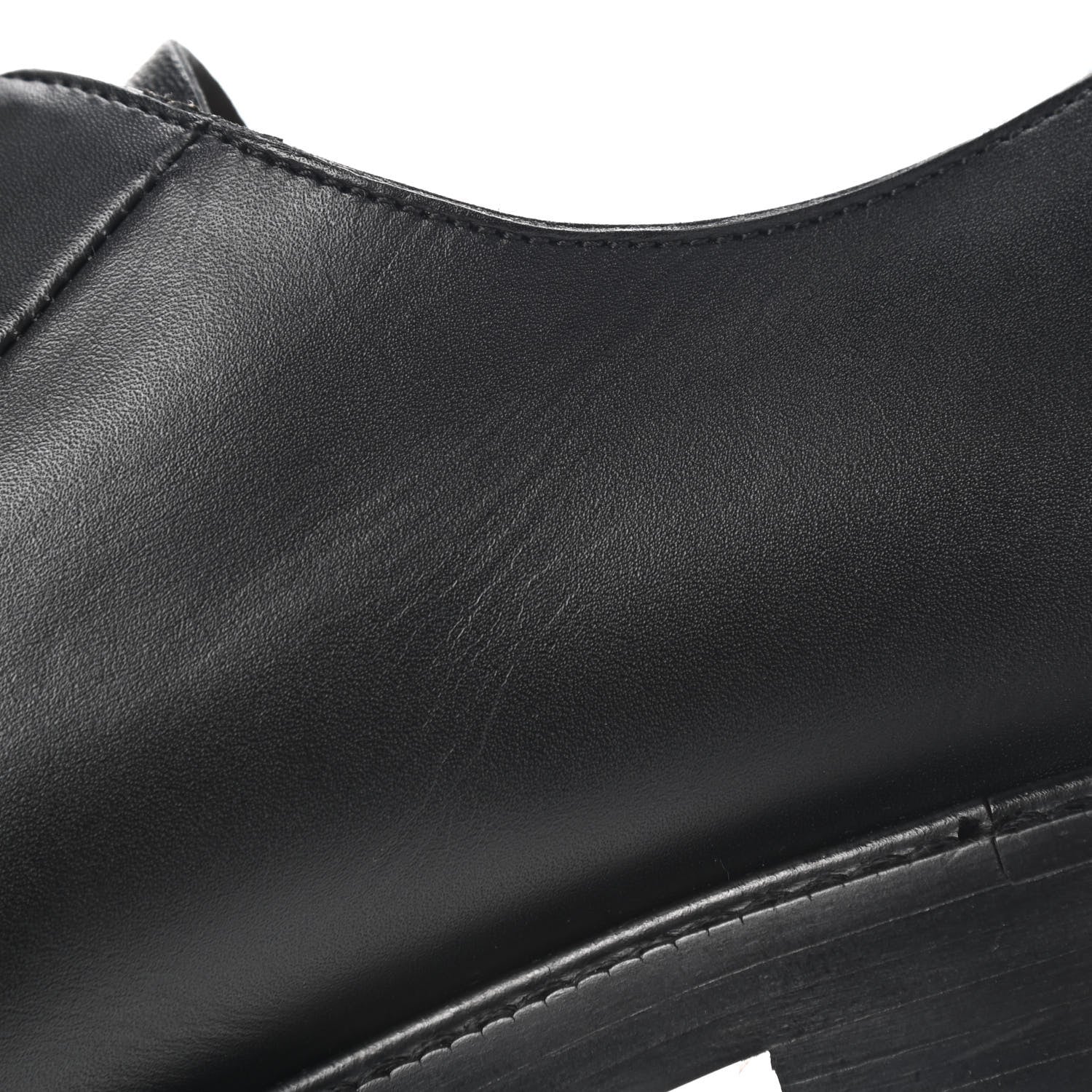 Valentino Garavani Calfskin Mens Derby Shoes 43 Black 10 of 10