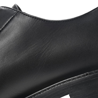 Valentino Garavani Calfskin Mens Derby Shoes 43 Black 10 of 10