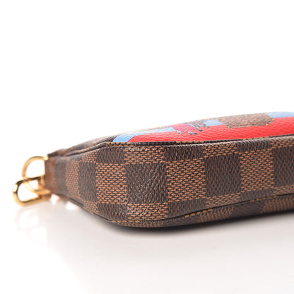 Louis Vuitton Damier Ebene 2016 Christmas Animation Mini Pochette Accessories 8 of 10