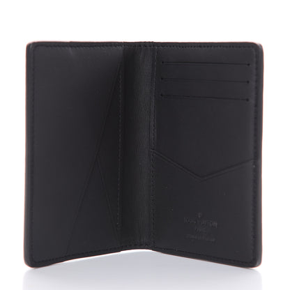 Louis Vuitton Calfskin Monogram Shadow Pocket Organizer Black 5 of 6