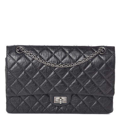 Chanel Aged Calfskin Quilted 2.55 Reissue 226 Flap Black 1 of 10