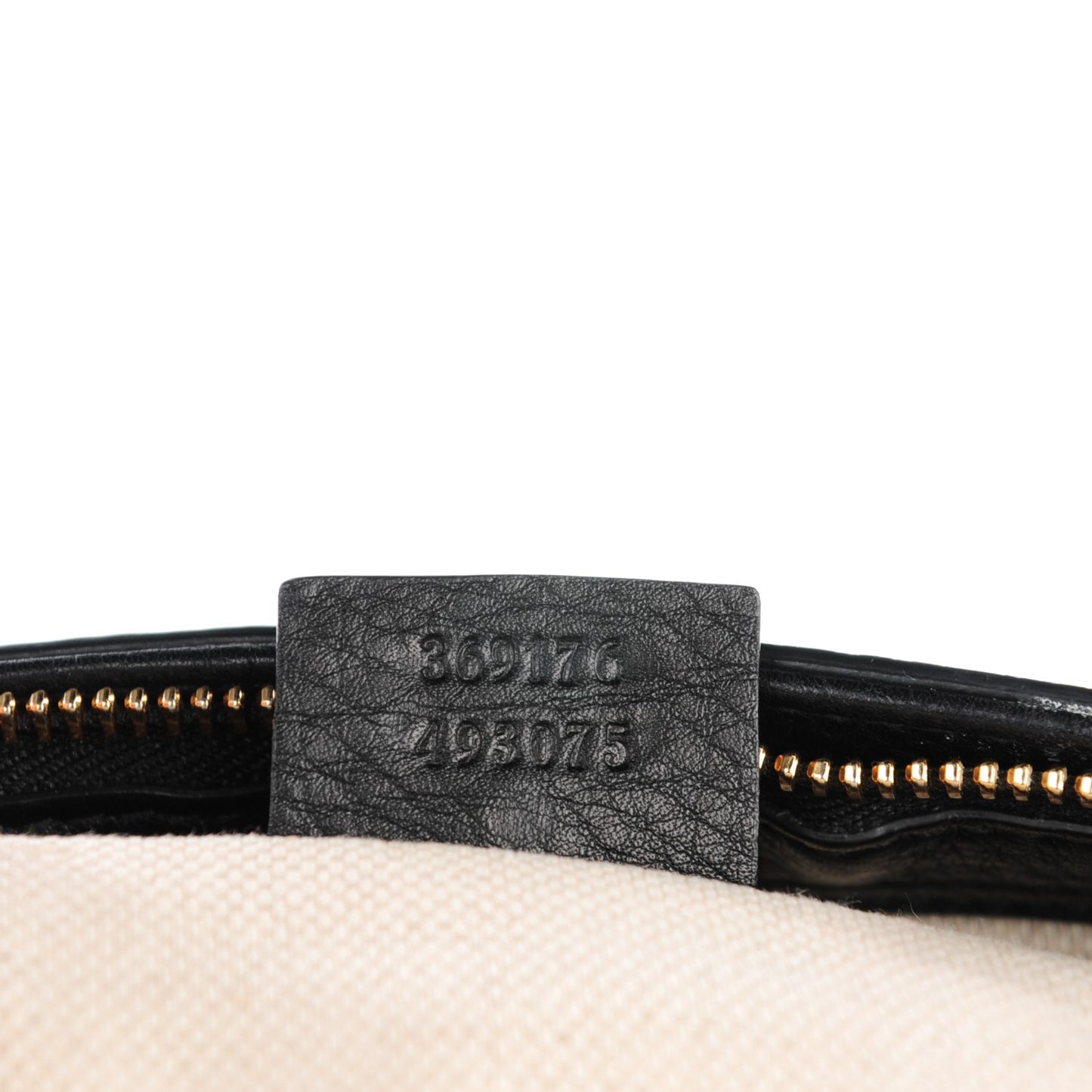Pebbled Calfskin Small Soho Top Handle Bag Black
