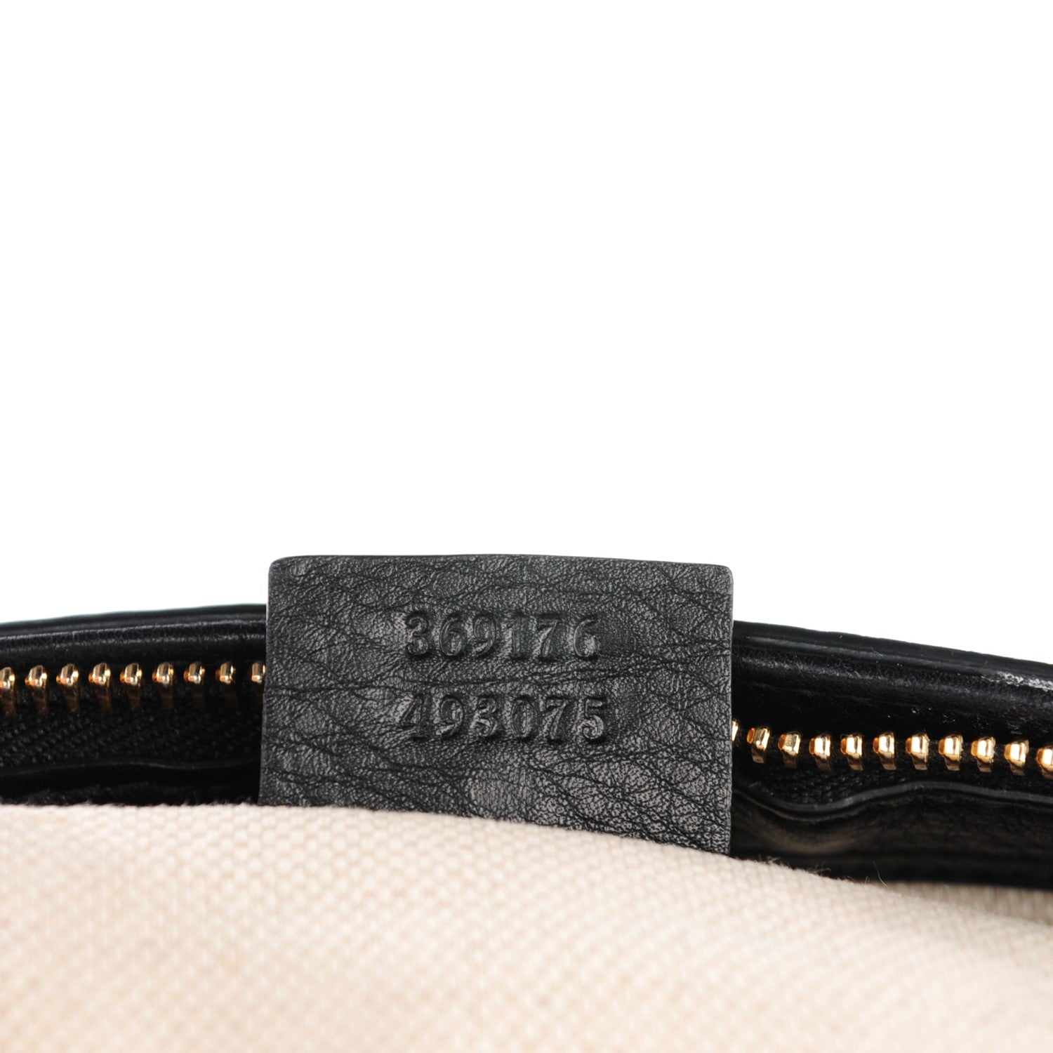 Gucci Pebbled Calfskin Small Soho Top Handle Bag Black 7 of 7