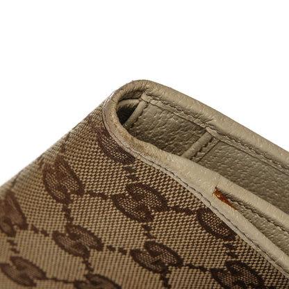 Gucci Monogram Metal Bar Continental Flap Wallet Off White 9 of 9