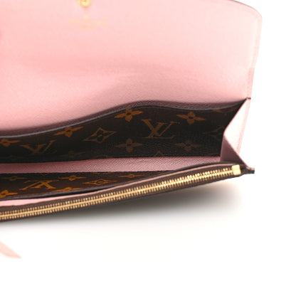Louis Vuitton Monogram Emilie Wallet Rose Ballerine 5 of 9