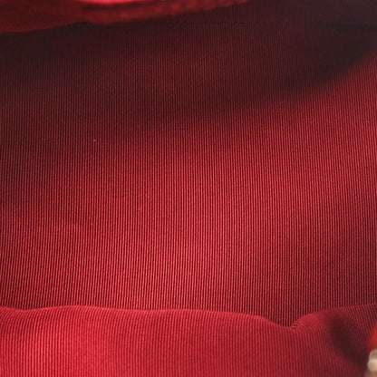 Chanel Calfskin Stitched Chain Bucket Bag Coral 5 of 10