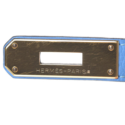 Hermes Togo Kelly Retourne 28 Bleu Paradise 20 of 42