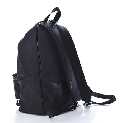 Saint Laurent Canvas Logo City Backpack Navy 2 of 10