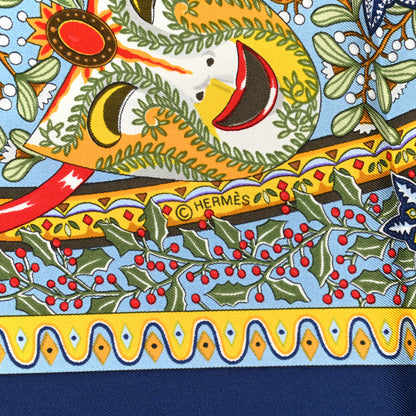 Hermes Silk Axis Mundi Shawl 90 2 of 6