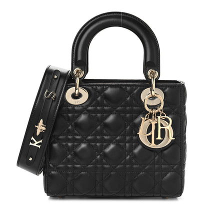 Christian Dior Lambskin Cannage Small My ABCDior Lady Dior Black 1 of 10