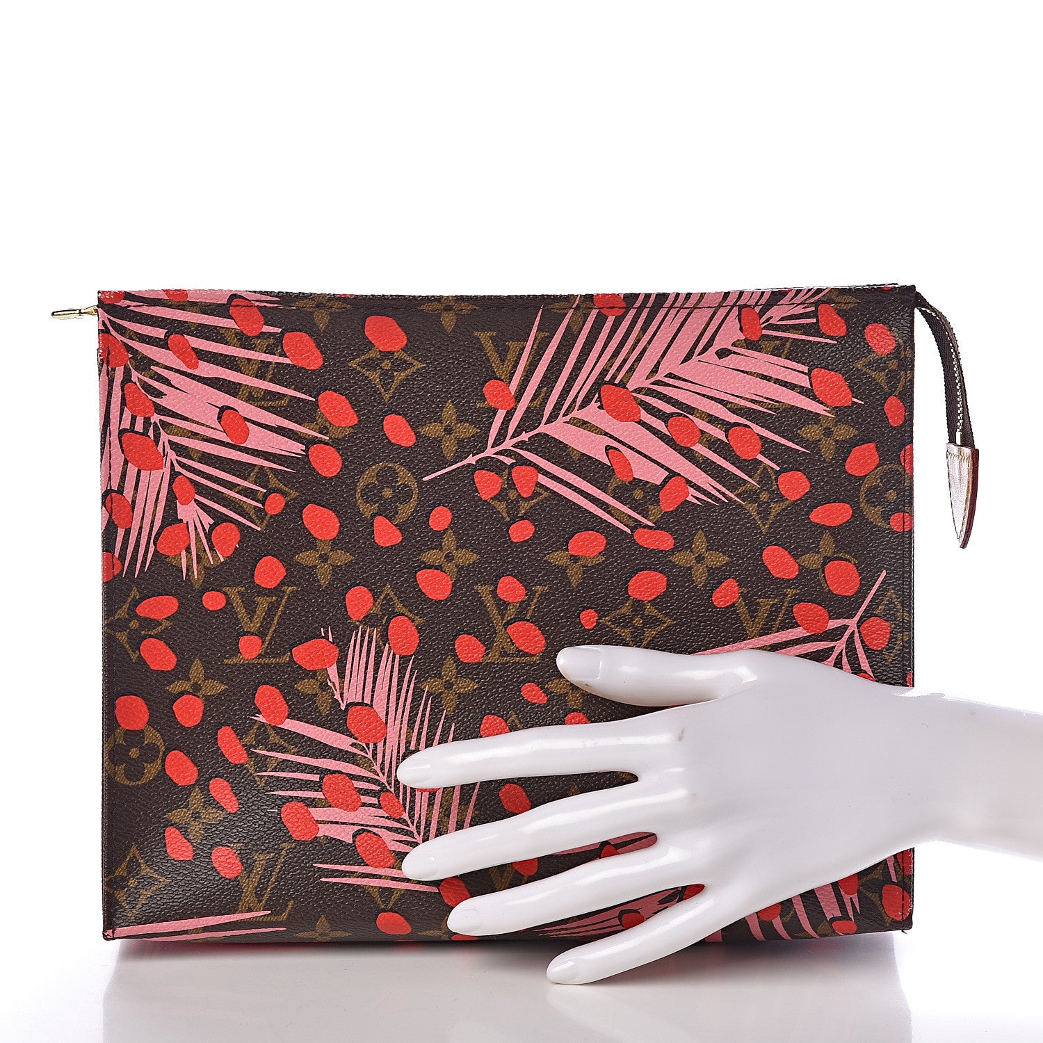 Louis Vuitton Monogram Jungle Dots Toiletry Pouch 26 Sugar Pink Poppy 2 of 8