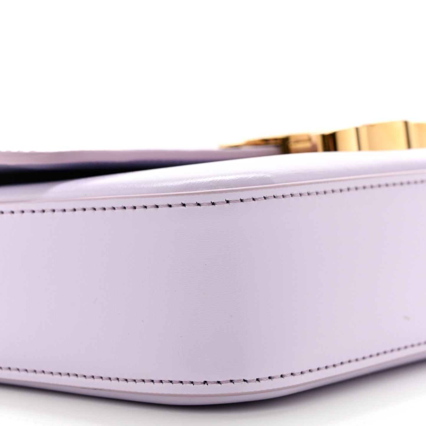 Shiny Calfskin Triomphe Chain Shoulder Bag Light Lavender