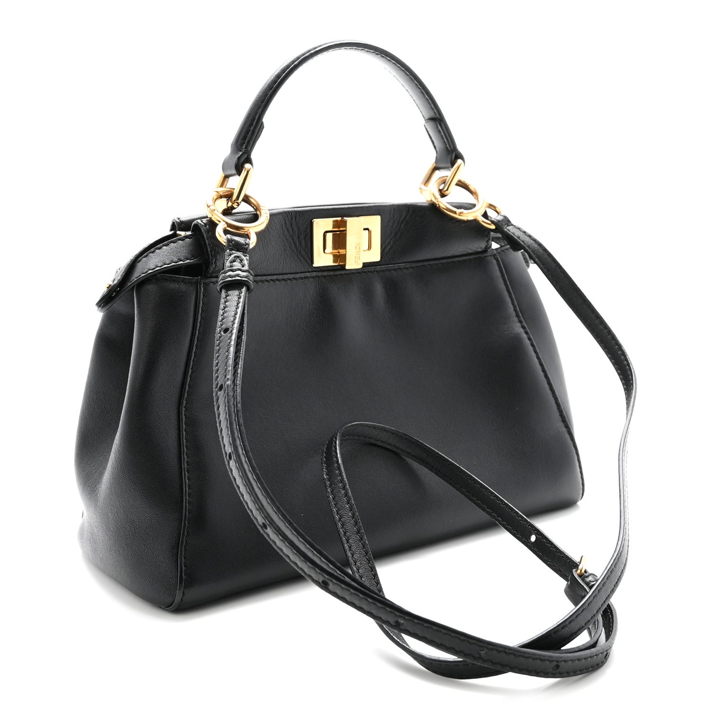 Nappa Mini Peekaboo Iconic Satchel Black