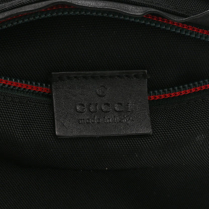 Gucci Canvas Double Pocket Belt Bag Black 6 of 10