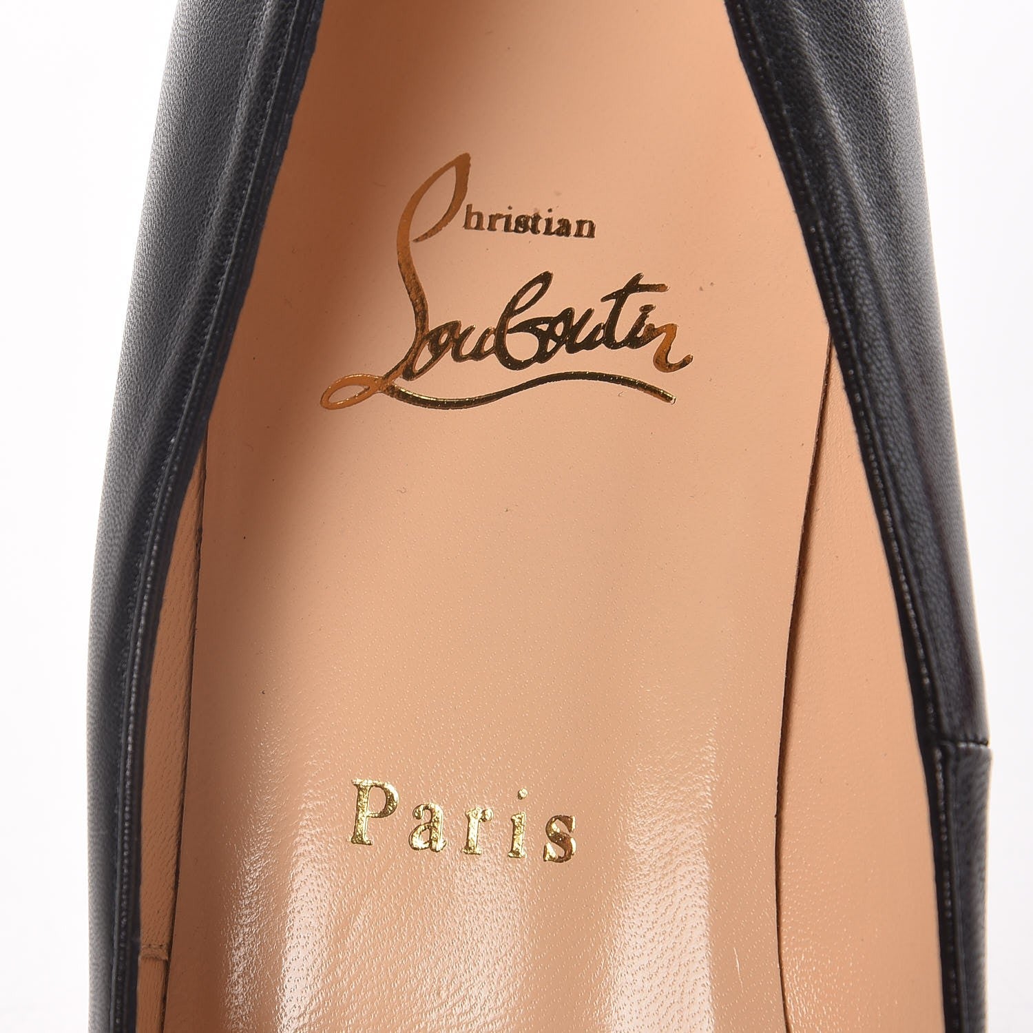 Christian Louboutin Calfskin Ron Ron 85 Pumps 39.5 Black 7 of 11