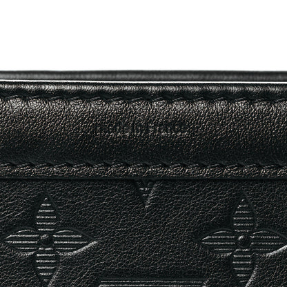 Louis Vuitton Calfskin Monogram Shadow Gaston Wearable Wallet 6 of 10
