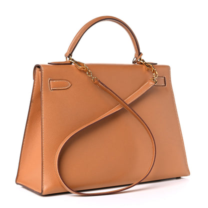 Hermes Courchevel Kelly Sellier 32 Naturelle 3 of 20