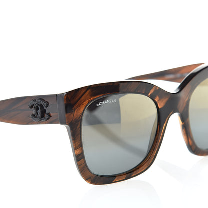 Chanel Mirror CC Sunglasses 5357 Brown 7 of 8