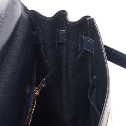 Hermes Box Kelly Retourne 32 Indigo 17 of 40
