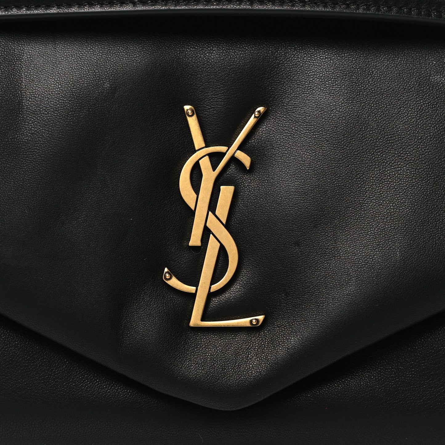 Plunged Lambskin Calypso Black