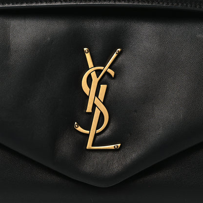 Saint Laurent Plunged Lambskin Calypso Black 8 of 10